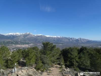 Moralzarzal - Cabeza Mediana; las torres de la pedriza foro trekking recorrido rio tajo sierra de gu